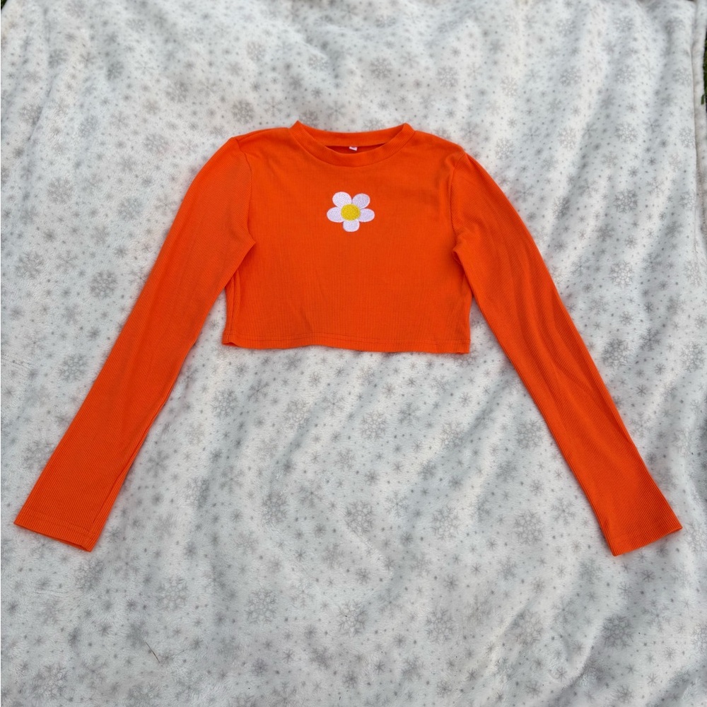 Flower crop top
